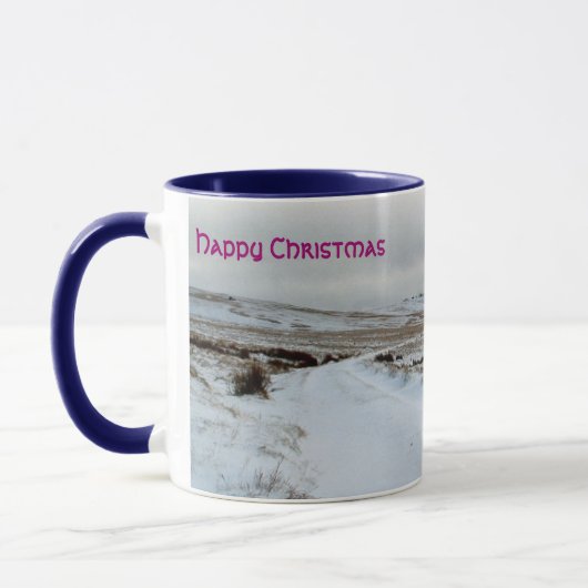 Glückliches WeihnachtsTasse Tasse (Links)
