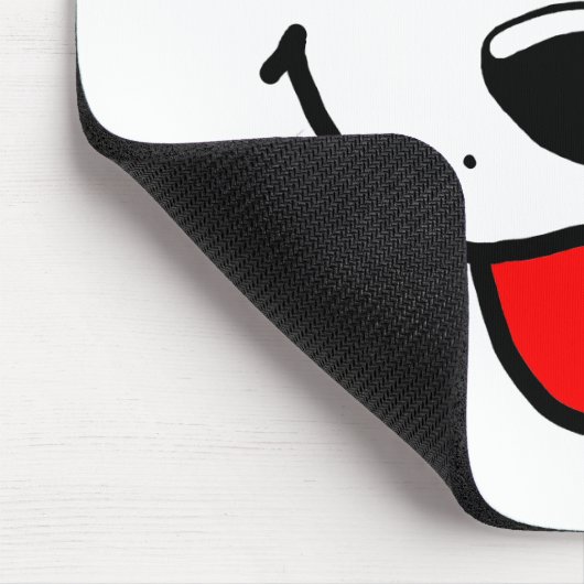 Glückliches Welpen-Gesicht Mousepad (Ecke)