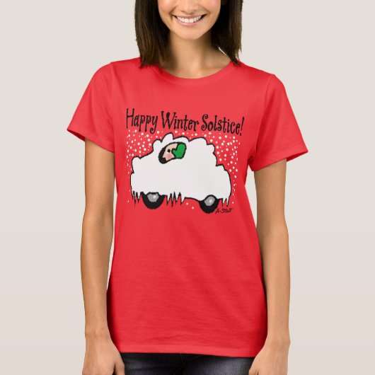 GLÜCKLICHES WINTERSOLSTICE! - T-Shirt (Vorderseite)