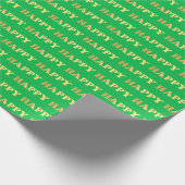 Glückliches Wortmuster Geschenkpapier (Ecke)