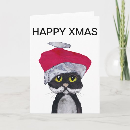 GLÜCKLICHES XMAS KARTE (Vorderseite)