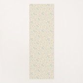 Glückliches Zahn-Pastellmuster Yogamatte (Vorderseite)