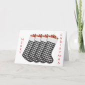 GLÜCKLICHKEIT FÜLLT DIE LUFT/STRÜMPFE SIND HUNG! KARTE (Vorderseite)