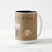 GLÜCKLICHKEIT IN EINER KUHE ZWEIFARBIGE TASSE (VorderseiteRechts)