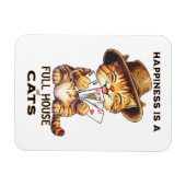 GLÜCKLICHKEIT IST EIN VOLLSTÄNDIGES HAUS VON KATZK MAGNET (Horizontal)