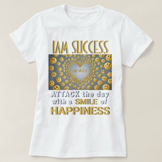 GLÜCKLICHKEIT T-Shirt (Design vorne)
