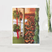 GLÜCKLICHKEIT UND DIE SCHÖNE ZEIT DES JAHRES KARTE (Vorderseite)