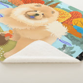 GLÜCKLICHKEITSBLUEBIRDS Sherpa-Decke Sherpadecke (3/4)