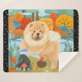 GLÜCKLICHKEITSBLUEBIRDS Sherpa-Decke Sherpadecke (Vorderseite (Horizontal))