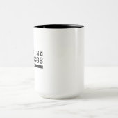 Glücklichsein und glückliches Leben Tasse (Zentrum)