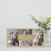 Glücklichste Feiertage Extravagantes Script Multi Feiertagskarte (Stehend Vorderseite)