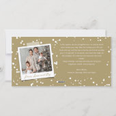 Glücklichste Feiertage Extravagantes Script Multi Feiertagskarte (Rückseite)