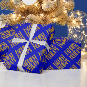 glücklichste Feiertage Geschenkpapier