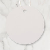 Glücklichste Feiertage | Hunde Foto Weihnachtsmini Geschenkanhänger (Rückseite)