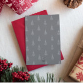 Glücklichste Feiertage | Minimalistisches Gold 3 F Feiertagskarte