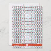 Glücklichste Feiertage Rot Feiertagskarte (Rückseite)