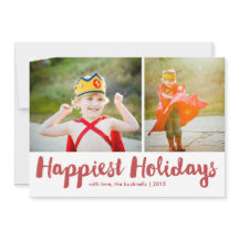 Glücklichste Feiertage Rotes Skript Weihnachten Mu