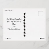 Glücklichste Ferien 3 Foto Folien Feiertagspostkarte (Rückseite)