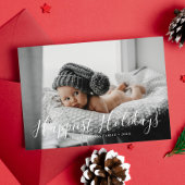 Glücklichste Ferien Foto Weihnachten