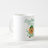 Glücklichste Golden Retriever-Mutter St. Patrick's Kaffeetasse (Vorderseite Links)