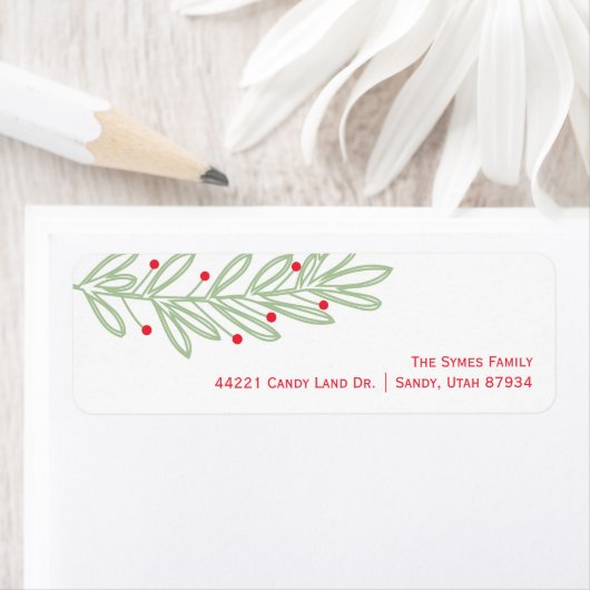 Glücklichste Holidays Script-Rücksendeadressen-Auf (Insitu)