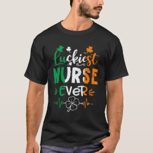 Glücklichste Krankenschwester, die je den St. Patr T-Shirt