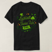 Glücklichste Lehrerin je Match St Patricks Da T-Shirt (Design vorne)