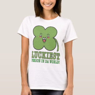 Glücklichste Person an DA-Weltst patrick Tag T-Shirt