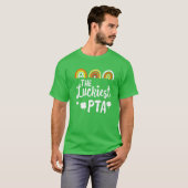 Glücklichste PTA St. Patrick's Day Physical Therap T-Shirt (Vorne ganz)