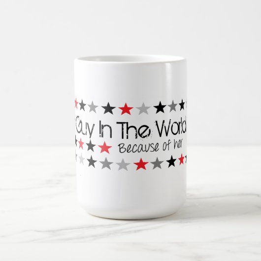 Glücklichste Typ-Kaffee-Tasse Kaffeetasse (Mittel)