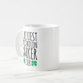 Glücklichster Accordion Maker je Kaffeetasse (Vorderseite Links)