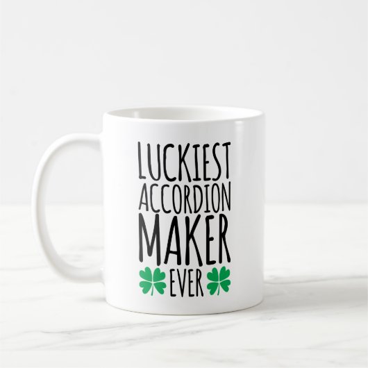 Glücklichster Accordion Maker je Kaffeetasse (Links)