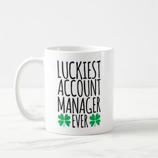 Glücklichster Account Manager je Kaffeetasse (Links)