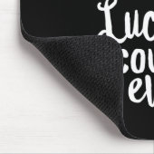 Glücklichster Buchhalter Aller Zeiten St. Patrick Mousepad (Ecke)