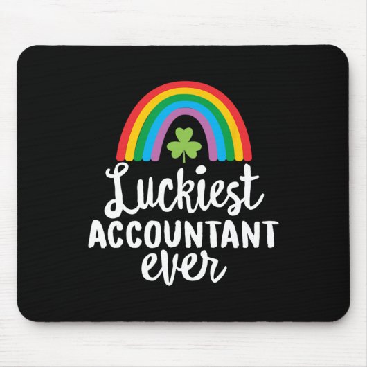 Glücklichster Buchhalter Aller Zeiten St. Patrick Mousepad (Vorne)