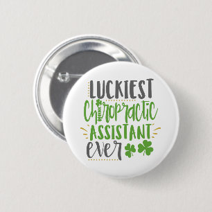 Glücklichster Chiropraktiker Assistent, Chiroprakt Button