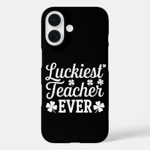 Glücklichster Lehrer, der je St. Patrick's Day unt iPhone 16 Hülle