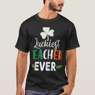Glücklichster Lehrer je Happy Saint Patrick's Day T-Shirt