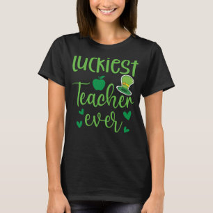 Glücklichster Lehrer je Happy Saint Patrick's Day T-Shirt