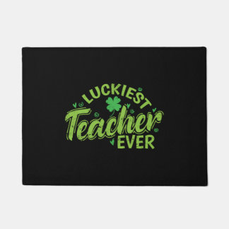 Glücklichster Lehrer je St. Patricks Day Fußmatte