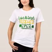 Glücklichster Lehrer je | St. Patrick's Day Tri-Blend Shirt (Vorderseite)