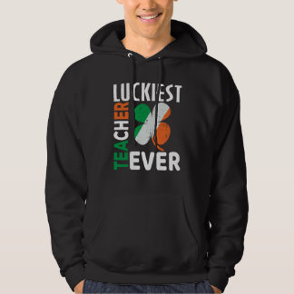 Glücklichster Lehrer überhaupt Frohen St. Patrick' Hoodie