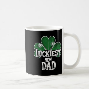 Glücklichster neuer Vater Shamrock St. Patricks Ta Kaffeetasse