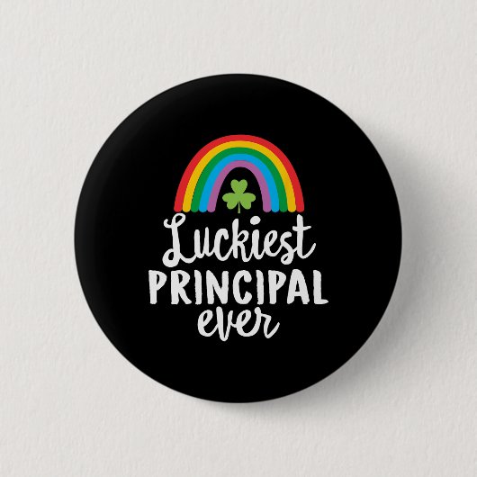 Glücklichster Schulleiter Aller Zeiten St Patrick Button (Vorderseite)