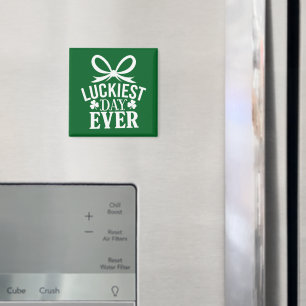 Glücklichster Tag Aller St Patricks Tag Irisches G Magnet