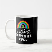 Glücklichster Zimmermann Aller Zeiten St. Patrick  Kaffeetasse (Links)