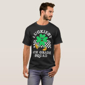 Glücklichstes Kleeblatt 8. Klasse Kid St Patrick D T-Shirt (Vorne ganz)