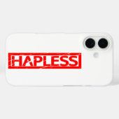 glücklose Briefmarke Case-Mate iPhone Hülle (Rückseite (Horizontal))