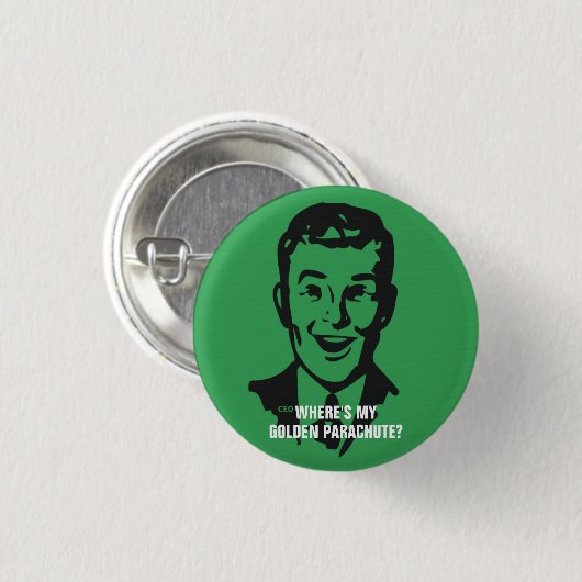Glückloser CEO-Button Button (Vorne & Hinten)