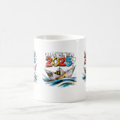 GlückNeujahr2025 Kaffeetasse (Mittel)